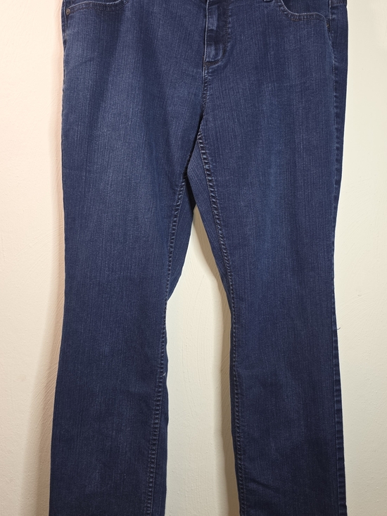 Liz Claiborne Denim - Liz Claiborne Women's Straight Leg Dark Blue Jeans